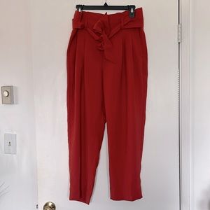 Madewell High Waisted Paperbag Pants